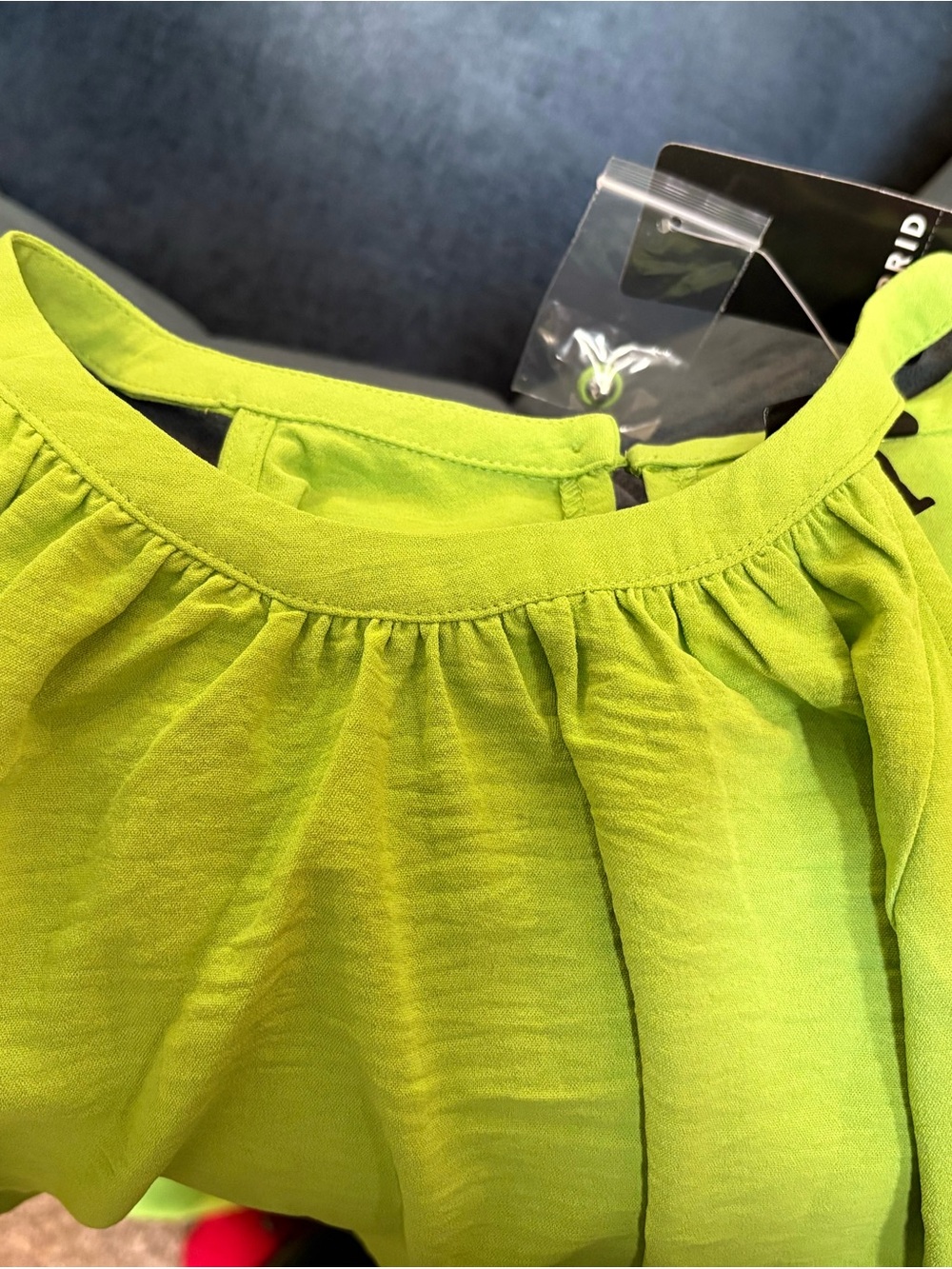 torrid Bright Lime Halter Dress Size 12 (torrid size 0) - Picture 4 of 5